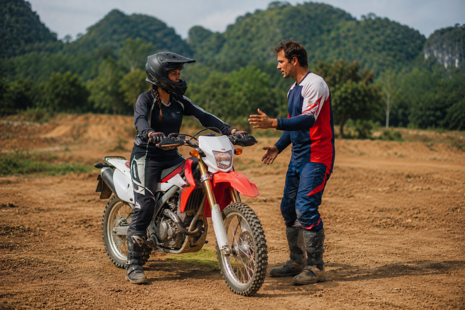 Beginner dirt bike training Thailand